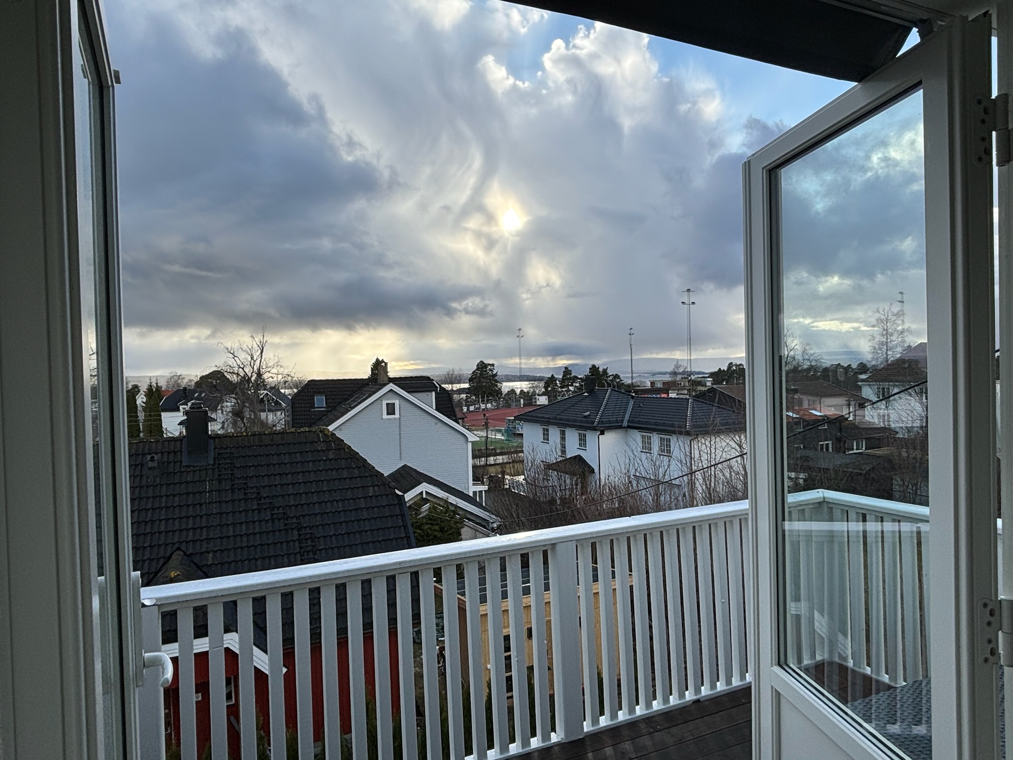 View from balcony at master bedroom
